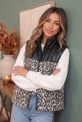 Two Tone Puffer Vest