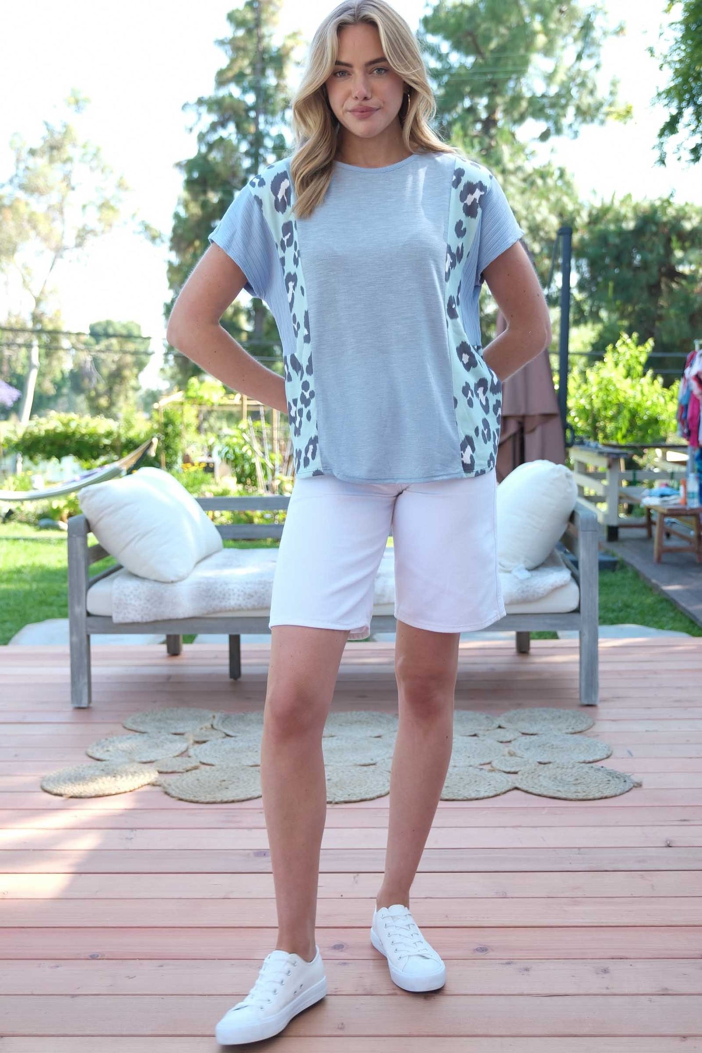 Blues Cheetah Top