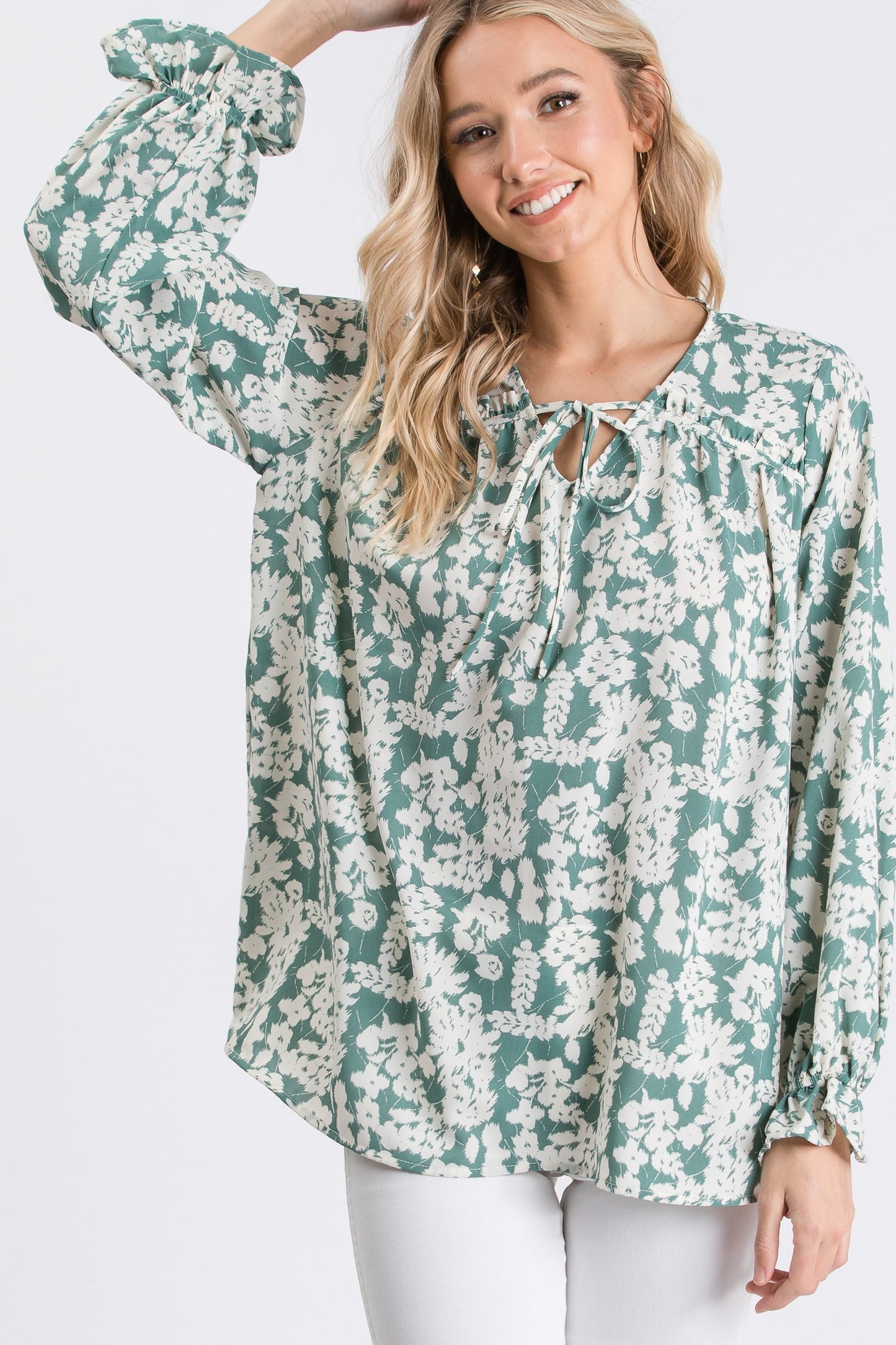 Flizty Floral Top