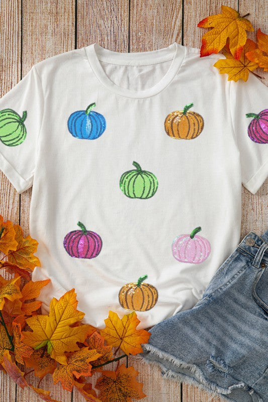 Sequin Pumpkin Patch