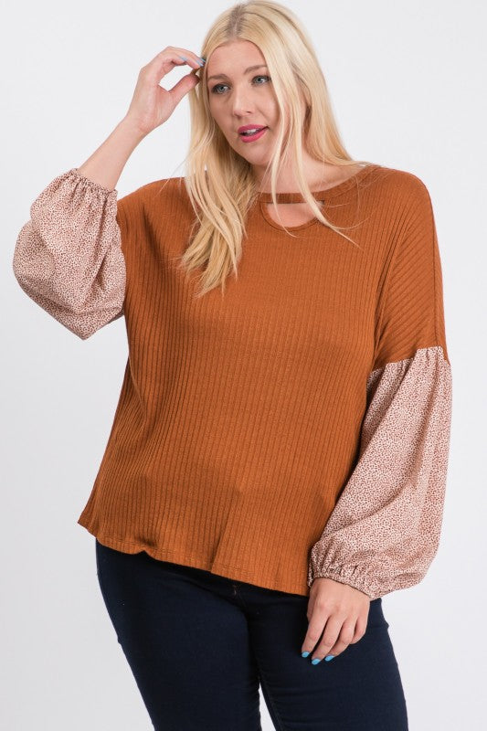 Burnt Keyhole Top