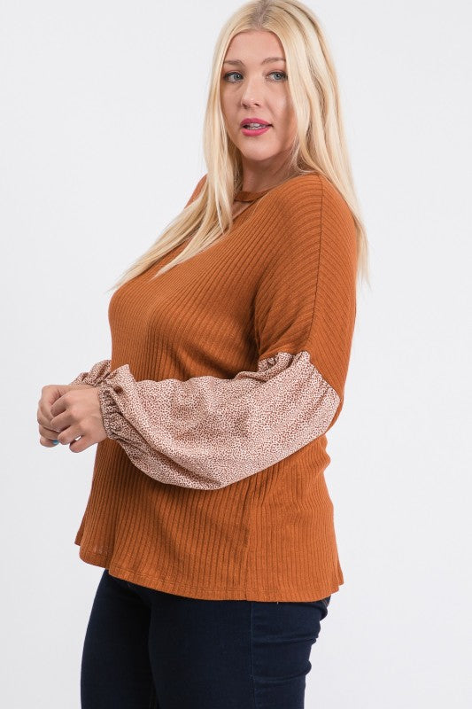 Burnt Keyhole Top