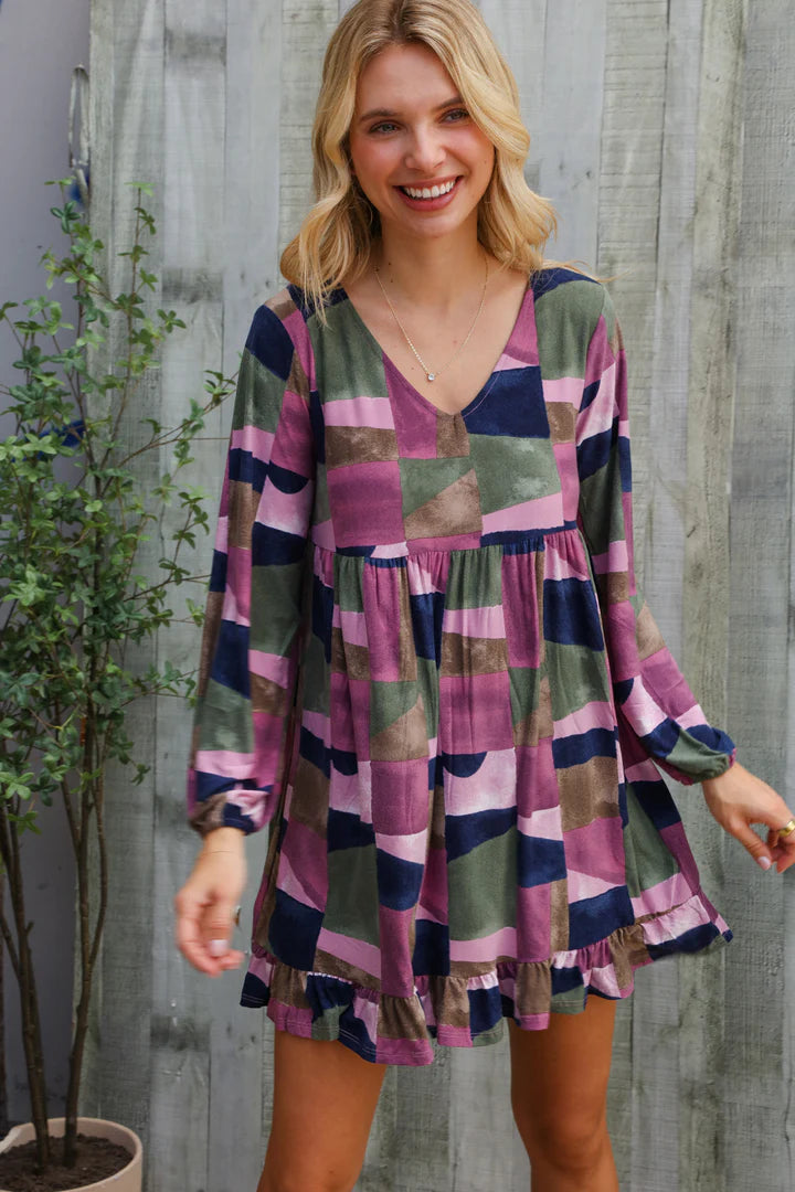 Fall Check Dress