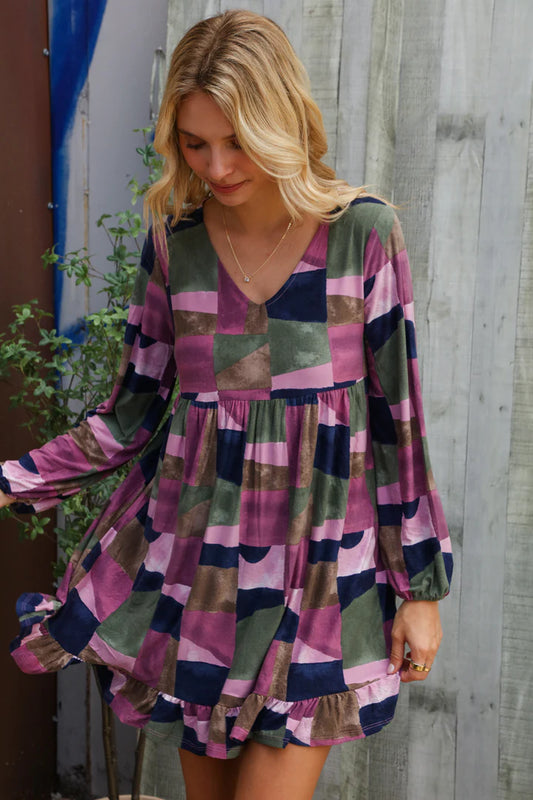 Fall Check Dress