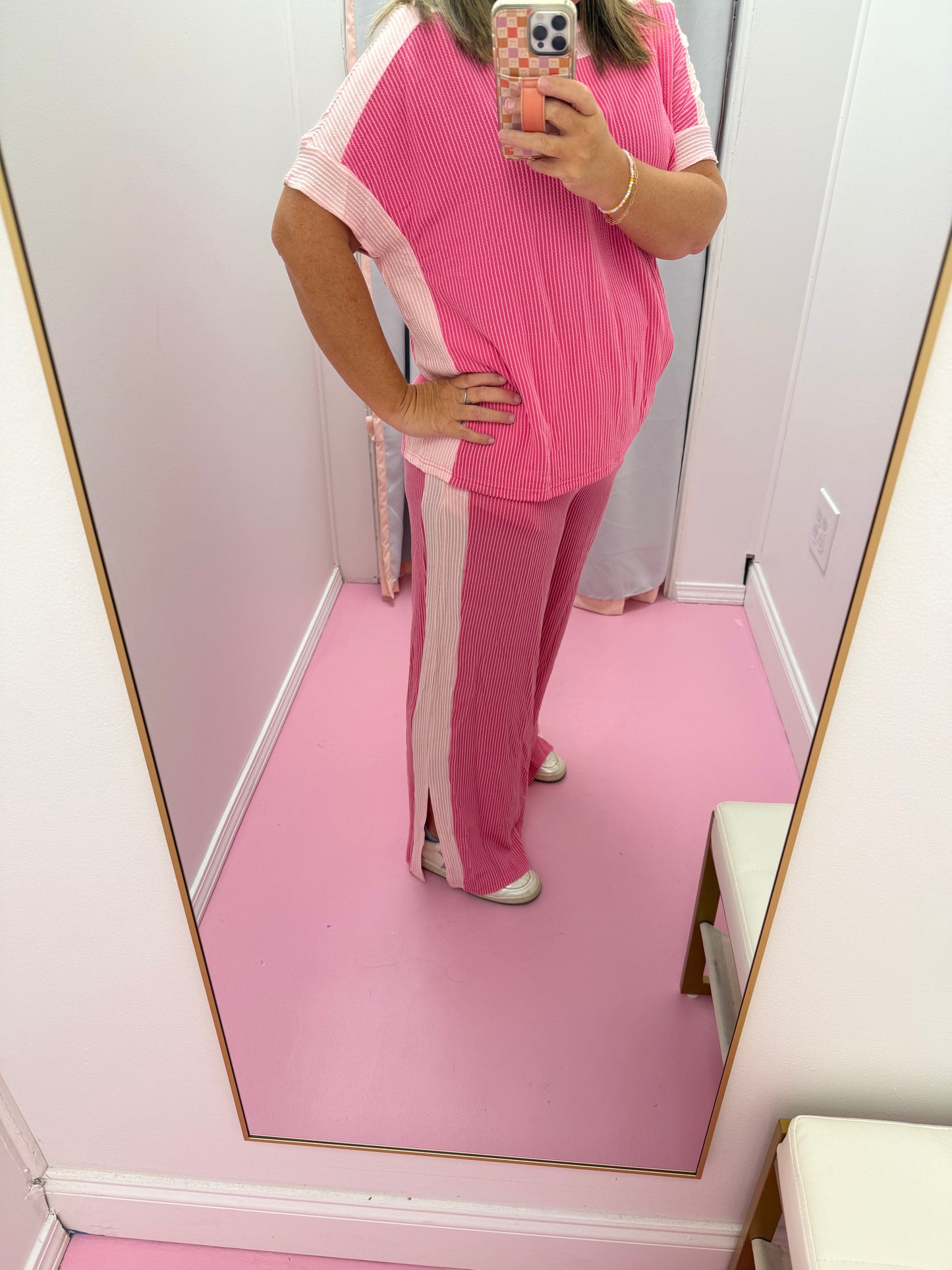 Pink Corded Set