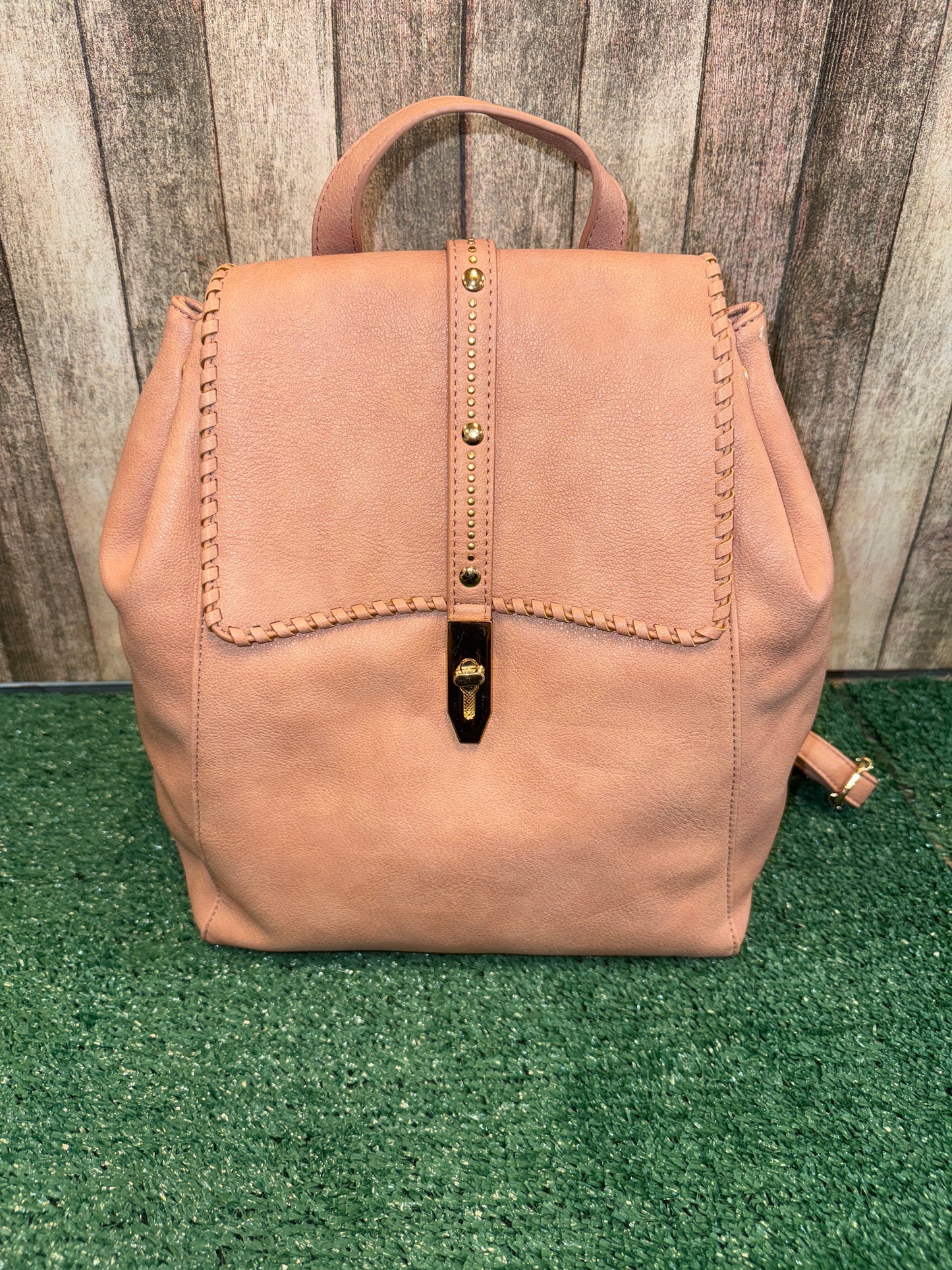 Mauve Whipstitch Bookbag