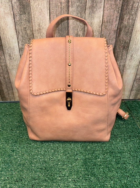 Mauve Whipstitch Bookbag