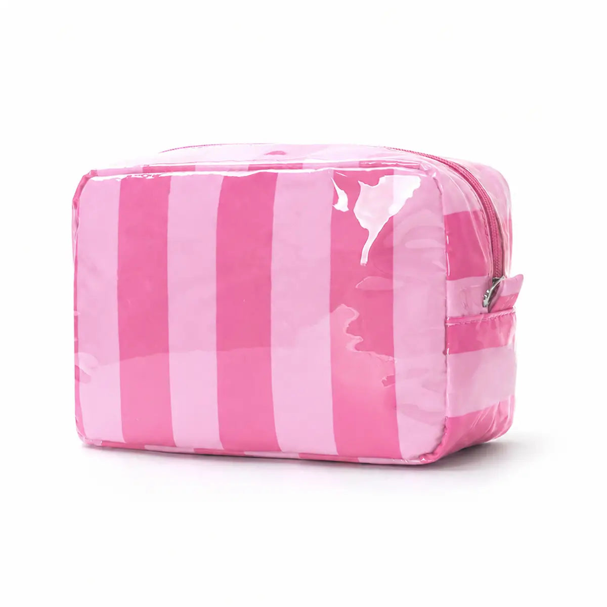 Stripe Cosmetic Bag Makeup Pouch
