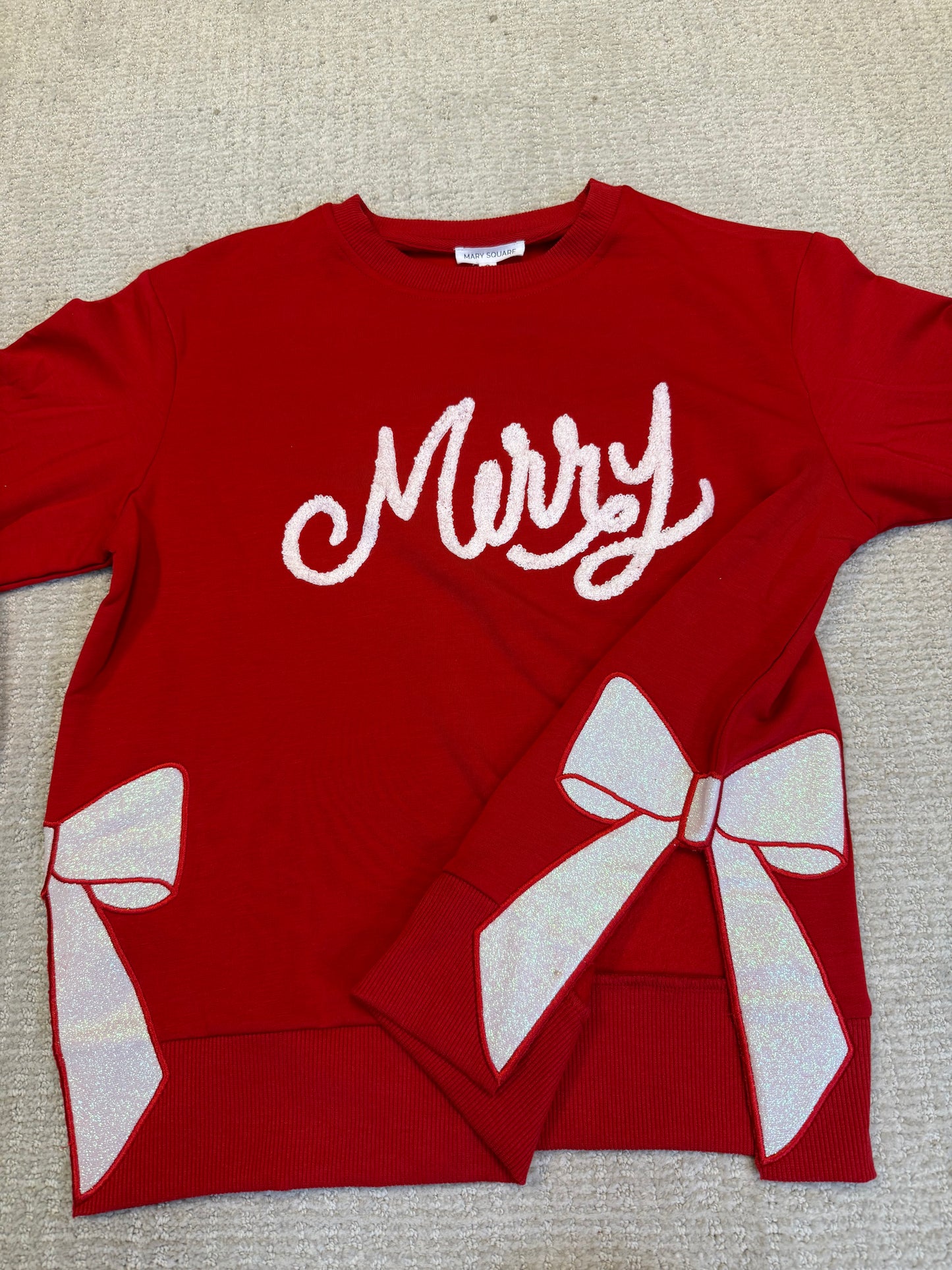 Merry Bow Sweatshirt