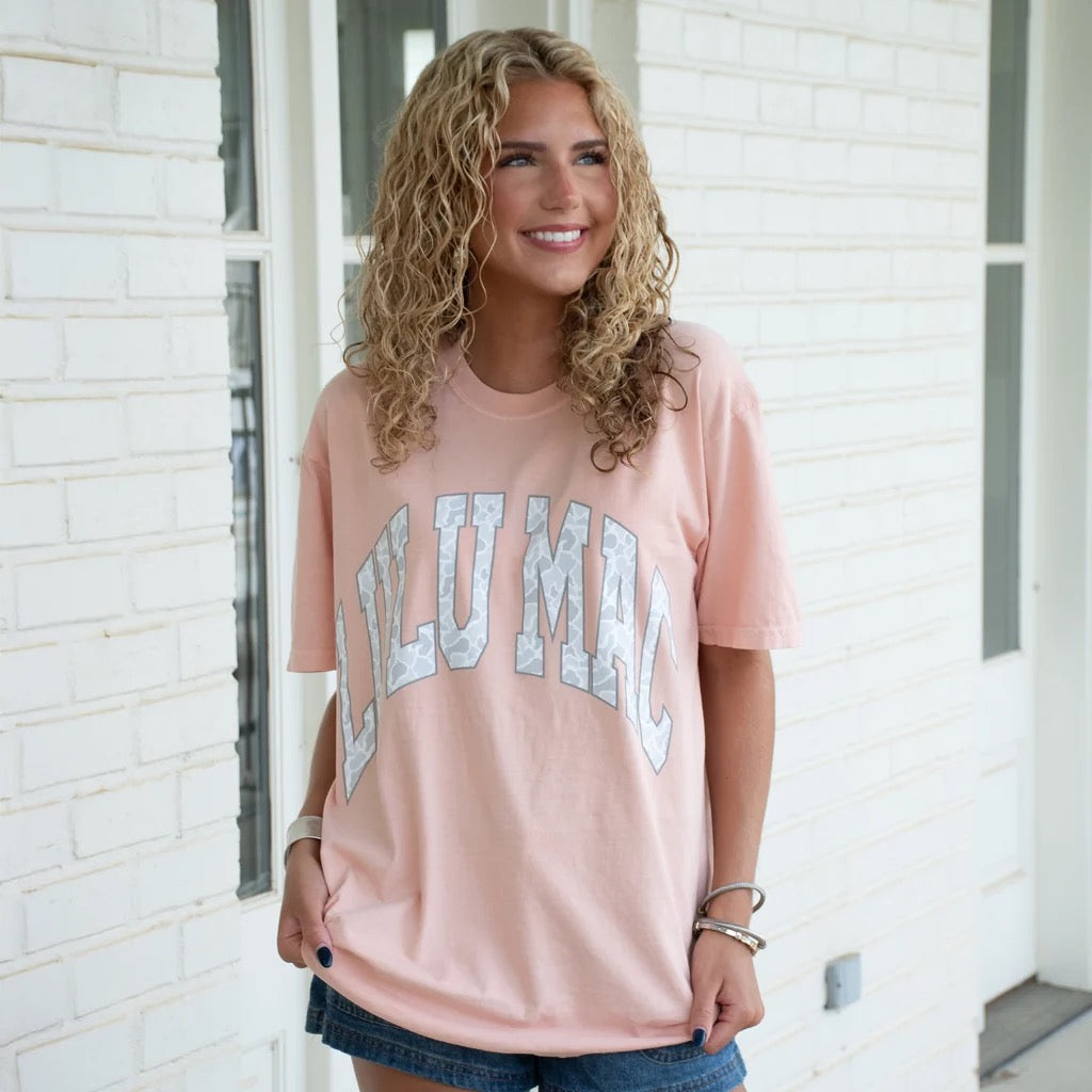 Peachy Camo Lulu Mac Shirt