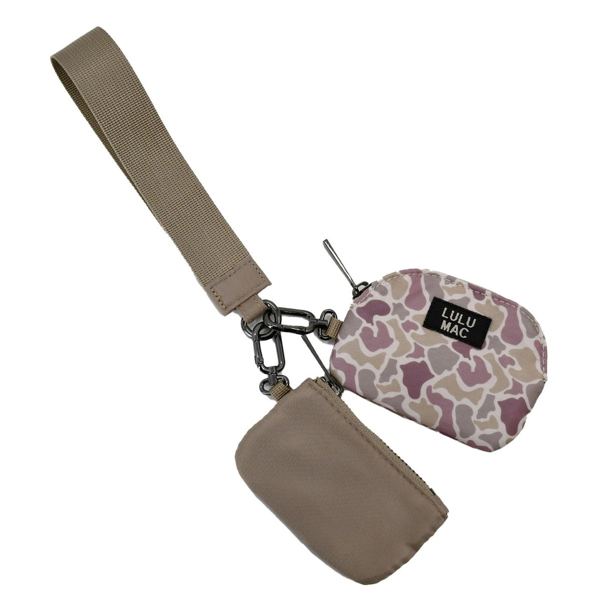 Camo Lulu Mac Wristlet