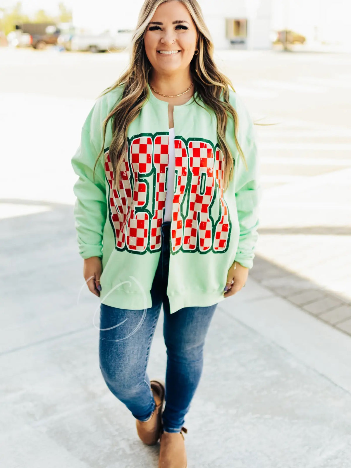 Retro Merry Cardi Sweatshirt