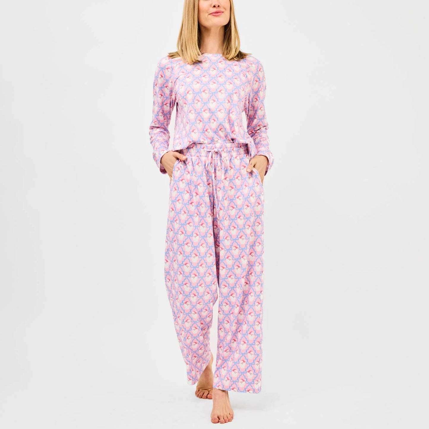 Santa Baby Bow PJ Set