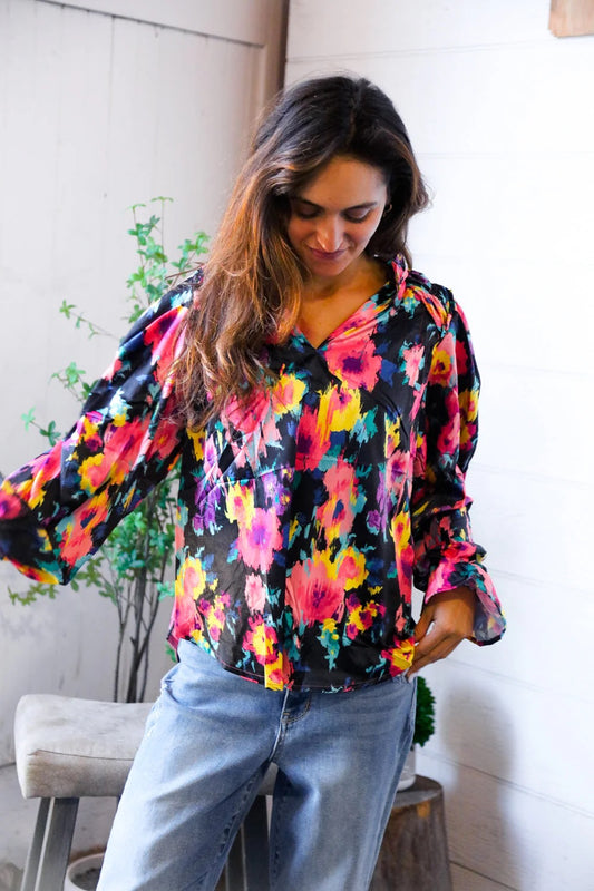 Bold Bubble Sleeve Top