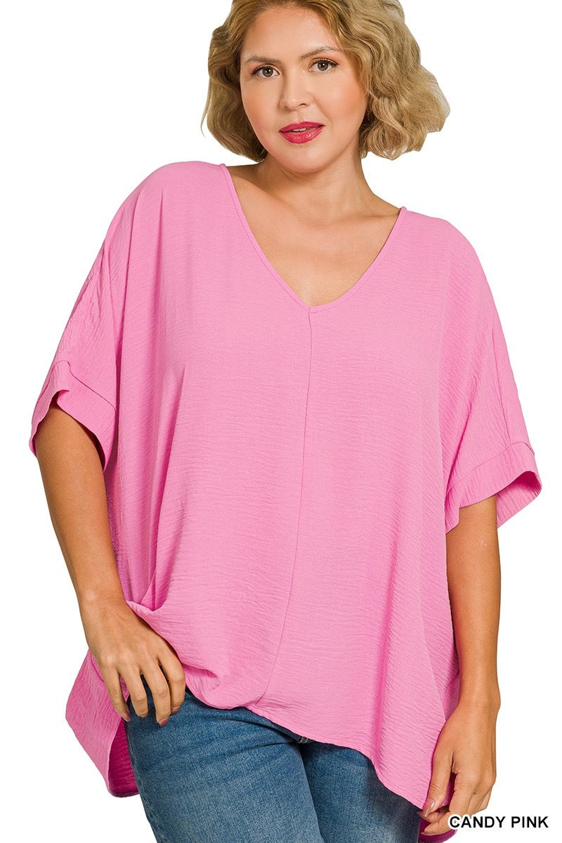 Plus Woven Top