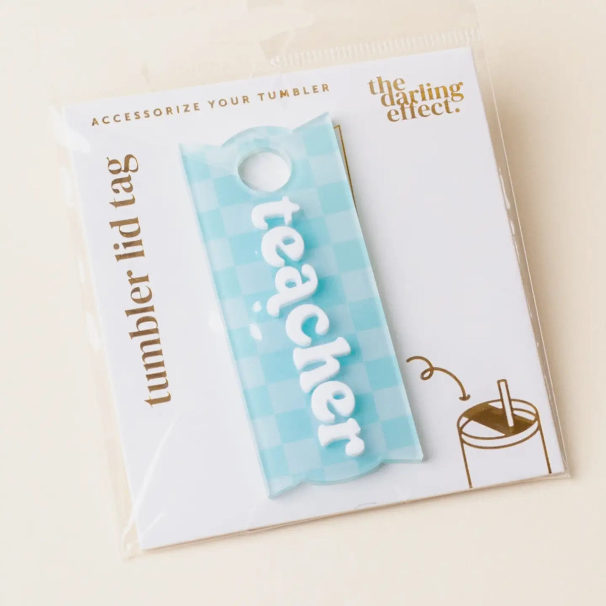 Tumbler Lid Tags
