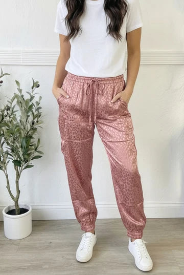 Blush Shimmer Joggers