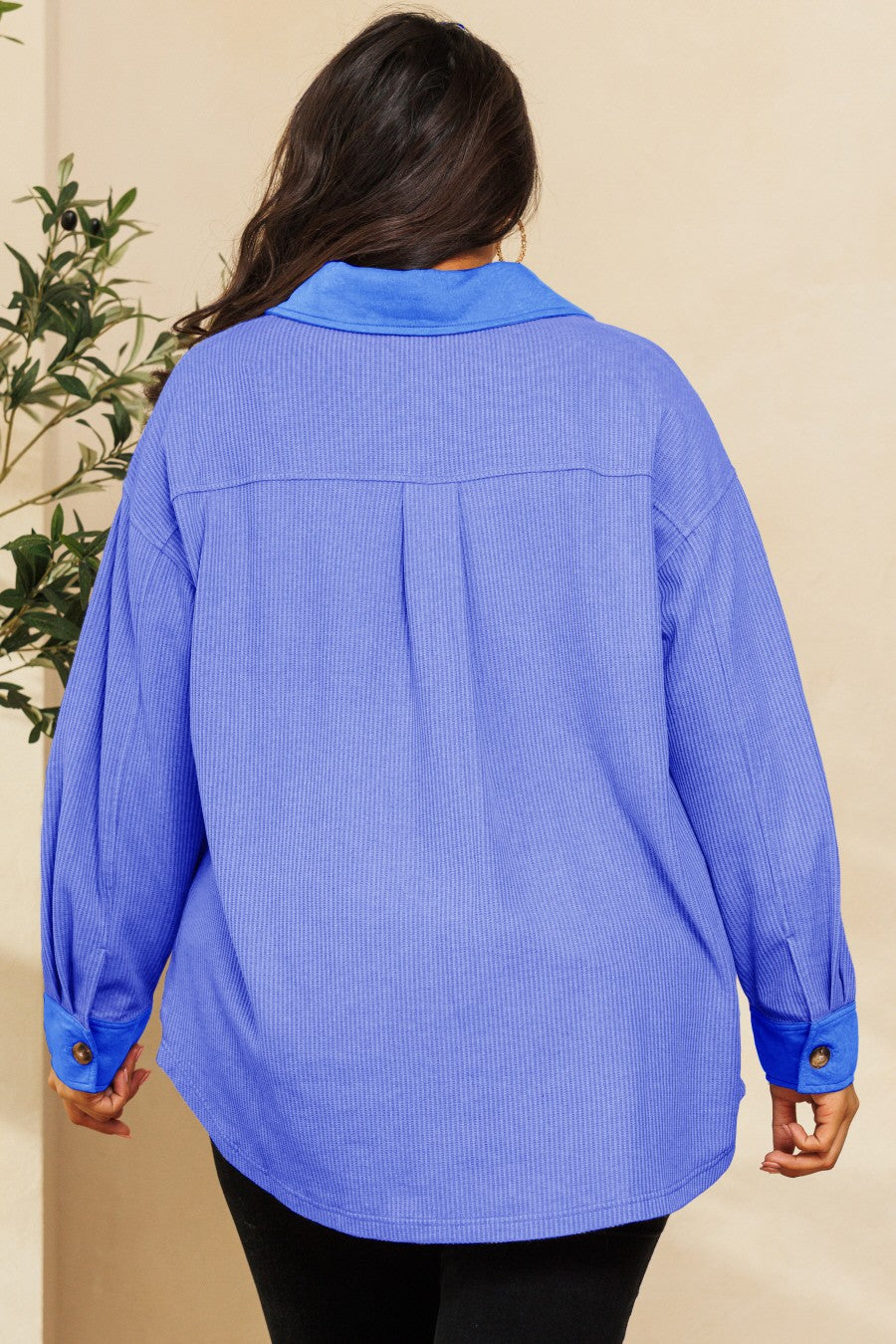 Washed Knit Shacket