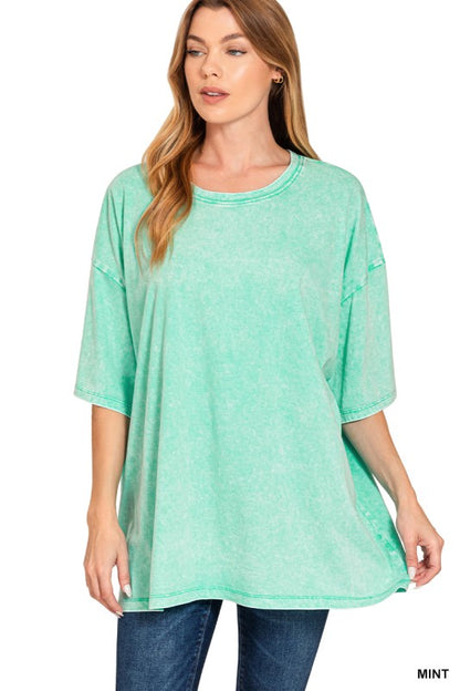 Washed Boyfriend Box Tee