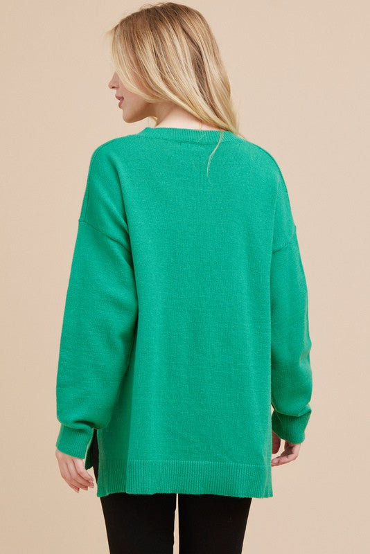 Emerald Knit Sweater