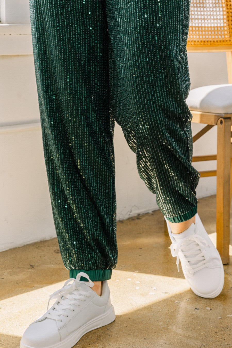 Sequin Joggers