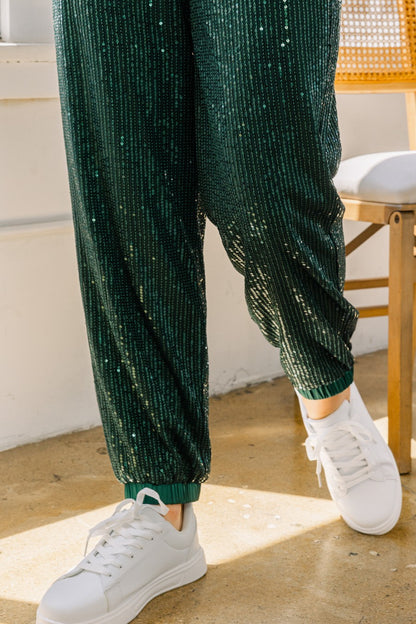 Sequin Joggers
