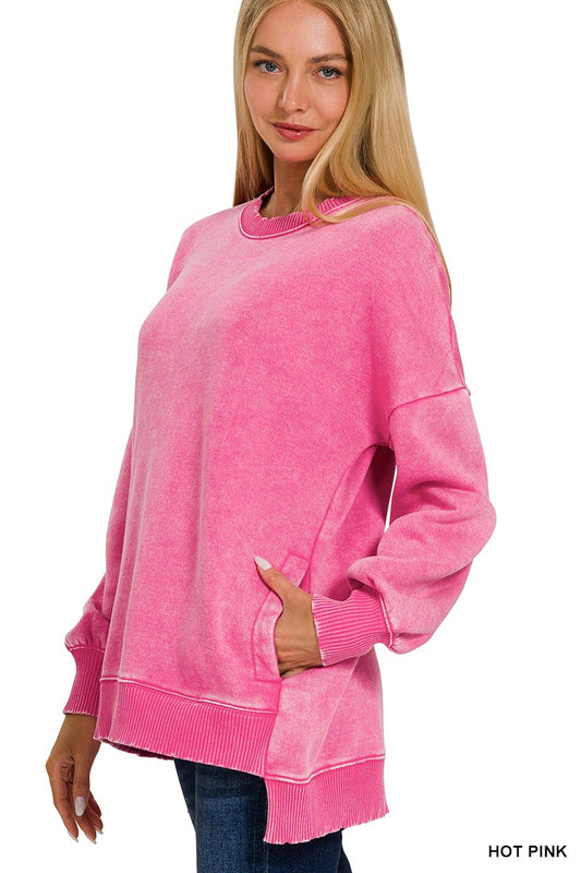 Hi-Lo Hem Pullover