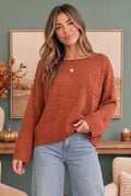 Rustic Rust Sweater