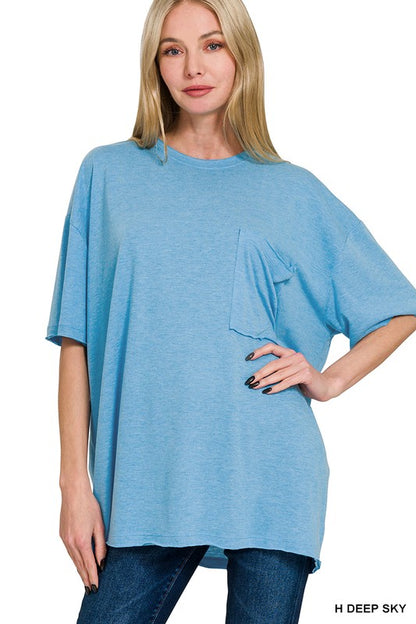 Tri Blend Oversized Boyfriend Tee