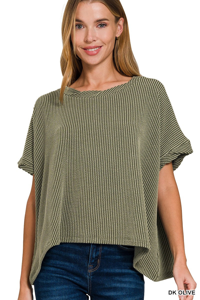 Twisted Sleeve Top