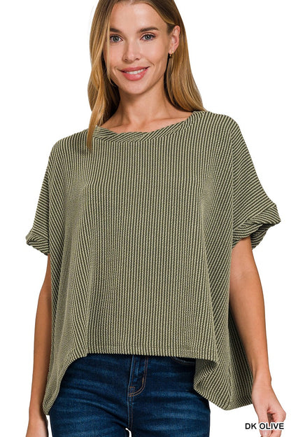 Twisted Sleeve Top