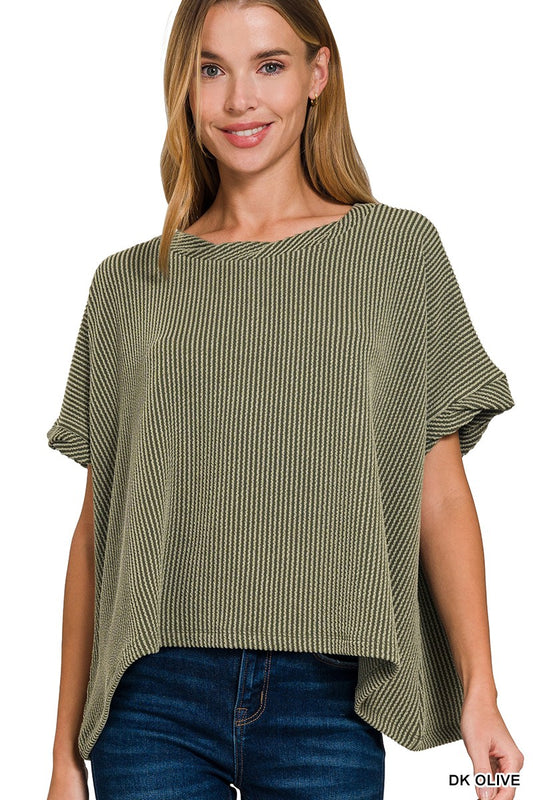 Twisted Sleeve Top