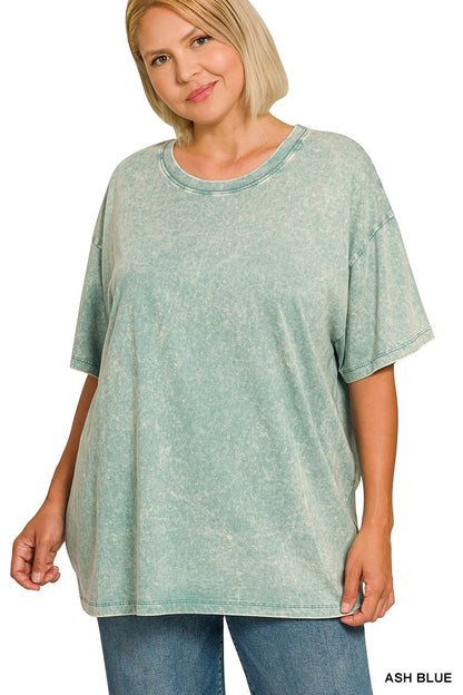 Acid Washed Boyfriend Tee