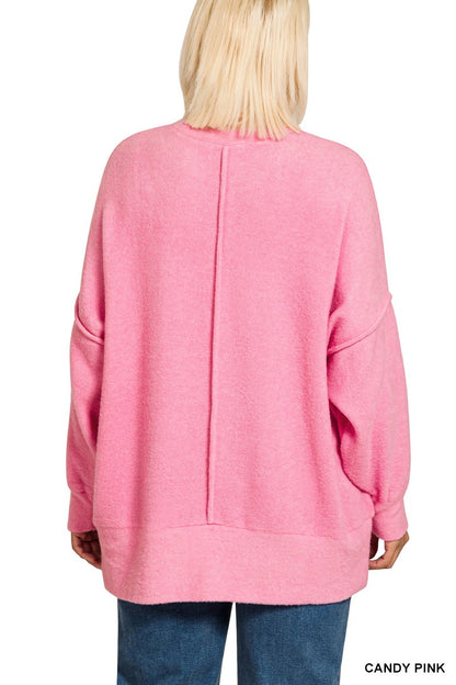 Melange Drop Sweater