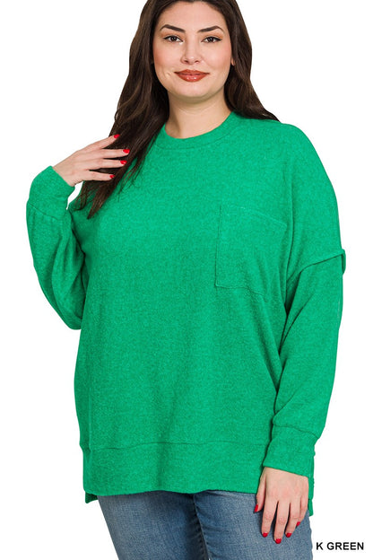 Melange Drop Sweater