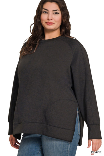 Sondra Side Slit Pullover