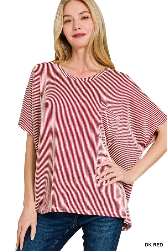 Oversized Corded Top