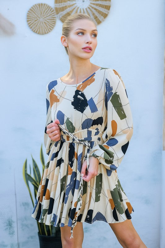 Brush Stroke Dress
