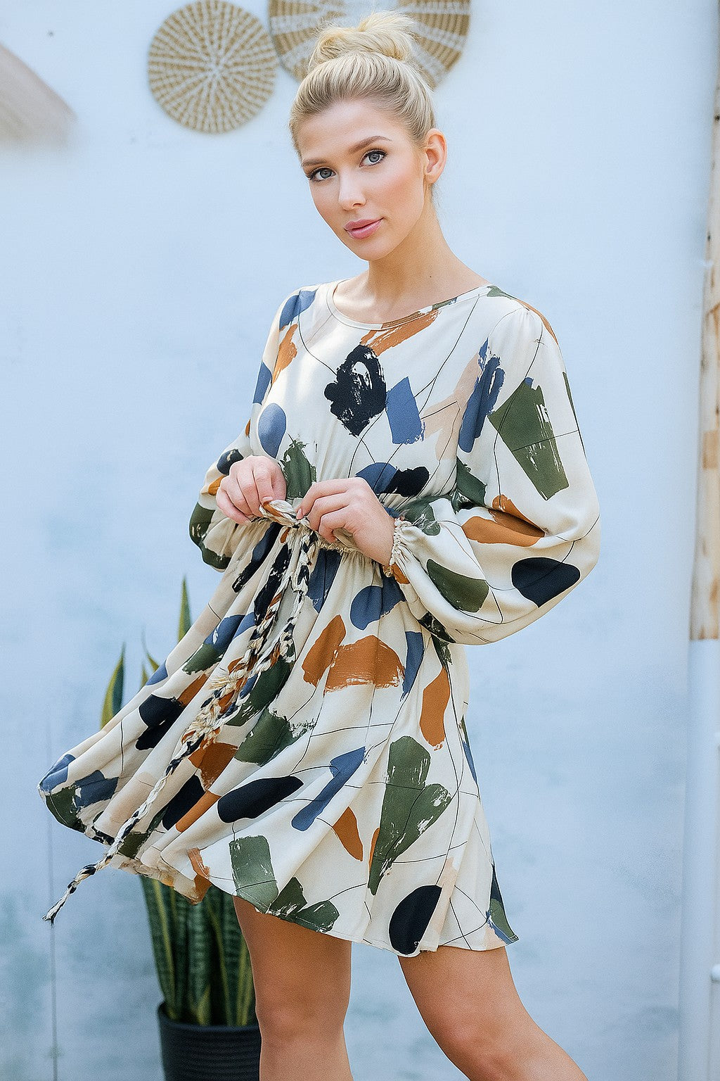 Brush Stroke Dress