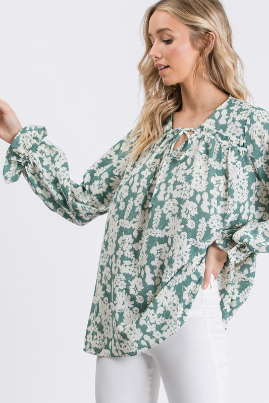 Flizty Floral Top