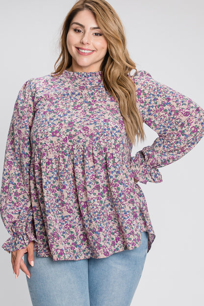 Floral Babydoll Blouse