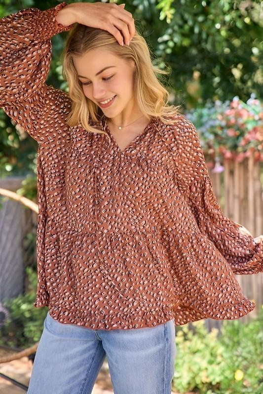 Print Smocked Detail