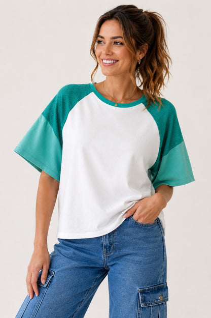Taylor Teal Top