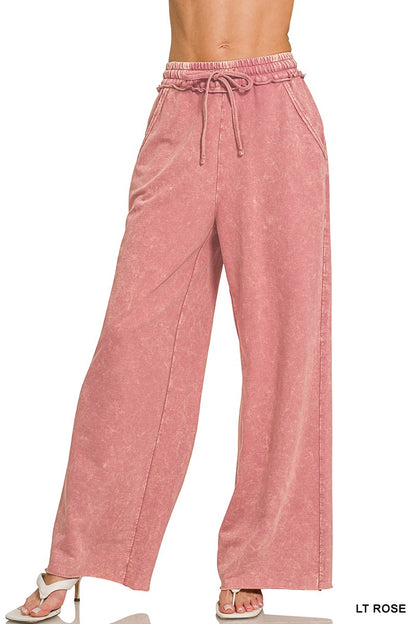 Washed French Terry Sweatpants