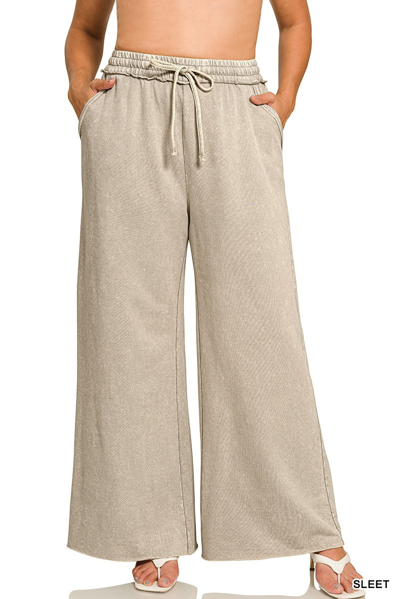 Plus Washed Sweatpants