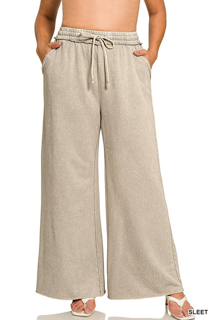Plus Washed Sweatpants