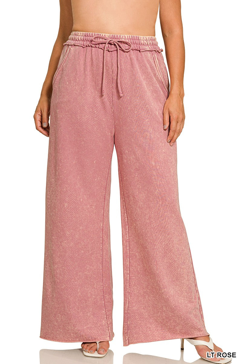 Plus Washed Sweatpants