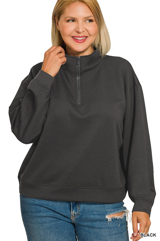 Plus Scuba Pullover