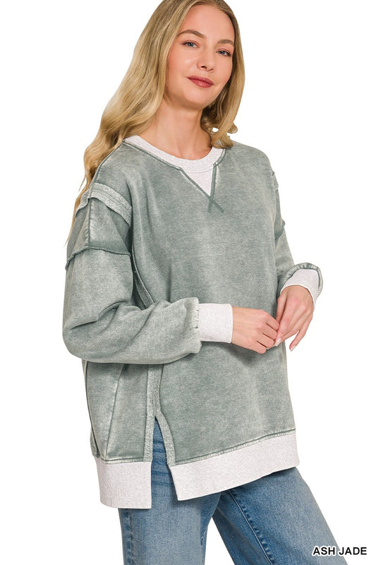 Acid Wash Clancy Pullover