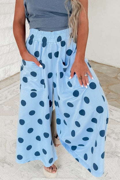 Wide Leg Polka Dot Pants